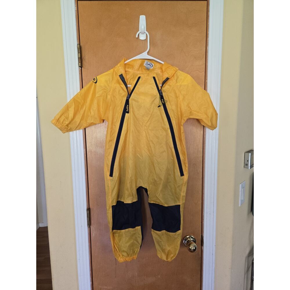 Tuffo Muddy Buddy Kids Rainsuit Waterproof Onepiece 3T Yellow